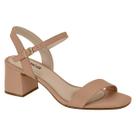 Sandália Feminina Casual Moleca Salto Bloco Médio 5496 101