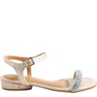 Sandália Feminina Casual Salto Baixo com Strass Total Comfort Ramarim 2323205