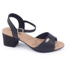 Sandália feminina Comfortflex 23-57402 flow salto 5cm aberta