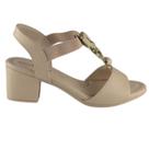 Sandália Feminina Comfortflex Salto Médio Ope Toe 2455404