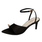 Sandalia Feminina Confortavel Elegante Salto Medio Bebece