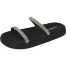Sandália Feminina Conforto Flatform Papete Tendência Moleca