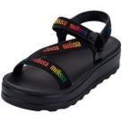 Sandalia Feminina Conforto Flatform Stripes M Lover Melissa Sandalia Feminina Conforto Flatform Stripes M Lover Melissa