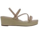 Sandália Feminina Dakota Plataforma Strass e Salto Flatform