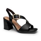 Sandalia Feminina Dakota Salto Alto Grosso Couro Festa Moda Casual Ref: Db162