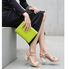 sandalia feminina Dakota salto bloco rives bege