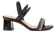 Sandalia Feminina Dakota Salto Bloco Strass Delicada Y7731