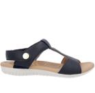 Sandália Feminina em Couro Azul - Cód R1880003