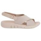 Sandália Feminina Fecho-flex Couro Blush Vanilla Usaflex UC0801
