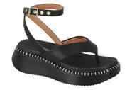 Sandalia feminina flat anabela vizzano dedo ultra leve 6519100 Sandalia feminina flat anabela vizzano dedo ultra leve 6519100