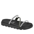 Sandália Feminina Flatform Conforto Brilho Vizzano 6459118