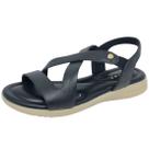 Sandália Feminina Flatform Couro Conforto Casual Lia Line