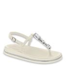 Sandália Feminina Flatform Pedraria Conforto Moleca 5509.204