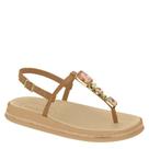 Sandália Feminina Flatform Pedraria Conforto Moleca 5509.204