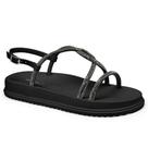 Sandália Feminina Flatform Pewter Rives Preto Dakota Y6246-0001