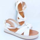 Sandália Feminina Flatform Plataforma com Laço Confortável Sandália Feminina Flatform Plataforma com Laço Confortável