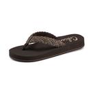 Sandália feminina Flip Flop Cobian Braided Bounce, tamanho 8, chocolate Sandália feminina Flip Flop Cobian Braided Bounce, tamanho 8, chocolate