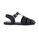Sandália Feminina Giulia Domna Stone Preto - 076.08/222 Sandália Feminina Giulia Domna Stone Preto - 076.08/222