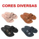 Sandália Feminina Grendha Una Slide Confortável Lançamento Cores Sortidas