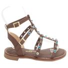 Sandália Feminina Lady Lizzy 3047-2026 - Marrom