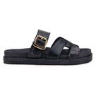 Sandália Feminina Luxo Cléo Plataforma Chinelo Confortável Da Moda