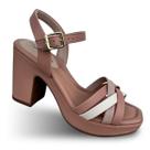 Sandália Feminina Meia Pata Ultraconforto Modare 7203-102 Salto Alto Quadrado Sandália Feminina Meia Pata Ultraconforto Modare 7203-102 Salto Alto Quadrado