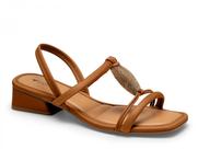 Sandalia Feminina Mississipi Mf252 Camel