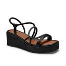 Sandália Feminina Mississipi Plataforma Tiras Brilhantes Sandália Feminina Mississipi Plataforma Tiras Brilhantes