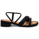 Sandália Feminina Mississipi Salto Baixo Preto MB113-0001