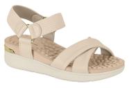 Sandália feminina modare 7151.125 palmilha massageadora sola com 5 cm altura