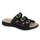 Sandalia Feminina Modare Ortopedica Esporão Fascite Plantar Tiras Fivela Ref: 7174.122