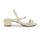 Sandália Feminina Moleca Dourada Bege - 5259
