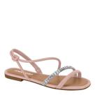 Sandalia Feminina Moleca Flat Brilhante Calce Facil 5435.543