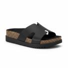 Sandália Feminina Moleca Plataforma Slide Confortável Moda e Estilo