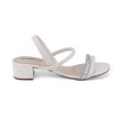 Sandália Feminina Moleca Turim 5259.846 salto bloco Strass