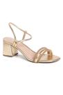 Sandália Feminina Monaco Hematita em Napa - Gentile