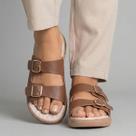 Sandalia Feminina Ortopédica Chinelo Confortável Massageador Para Esporão