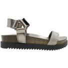 Sandália Feminina Papete Casual Dia a Dia Passeio Trabalho Flatform Ultra Conforto Moleca 5500.106