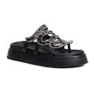 Sandália Feminina Papete Flatform Pedraria Strass Brilho Sandália Feminina Papete Flatform Pedraria Strass Brilho