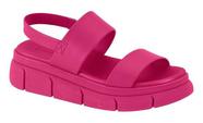 Sandália Feminina Papete Moleca Flatform Plataforma Anabela
