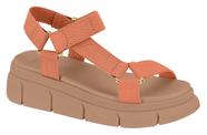 Sandália Feminina Papete Moleca Flatform Tiras Macia 5483103