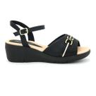 Sandalia Feminina Piccadilly 540396 Salto Anabela Fivela Sandalia Feminina Piccadilly 540396 Salto Anabela Fivela