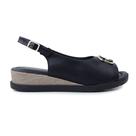 Sandália Feminina Piccadilly Iara Preta - 4580 Sandália Feminina Piccadilly Iara Preta - 4580