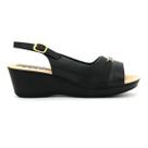 Sandalia Feminina Piccadilly Salto Anabela Plataforma 405