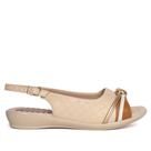 Sandália Feminina Piccadilly Slingback Bege