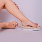 Sandalia Feminina Plataforma Cristina