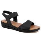 Sandália Feminina Plataforma Preto Usaflex MM0701