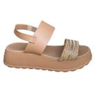 Sandália Feminina Plataforma Tratorada Strass Moleca 5517.105 Sandália Feminina Plataforma Tratorada Strass Moleca 5517.105