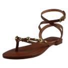 Sandalia Feminina Rasteira Ajustável Dedinho Flat Vizzano