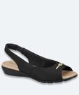 Sandália Feminina Rasteira Modare Preto-18183